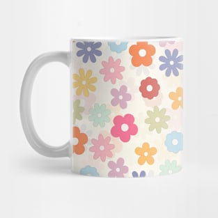 Summer 70’s Boho Retro Daisy Flowers Mug